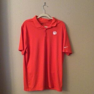 Clemson Nike Golf drifit golf shirt